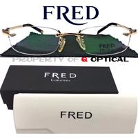 Gambar Kacamata Frame Pria Fred FD 121 COL.1 Titanium Model Rimless Elegan dari JB Optik undefined 1 Tokopedia