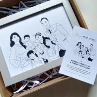 Gambar Custom Framed Illustration - Simple B&W (Half Body) | Smells of Night - 10 Karakter, Putih dari Smells of Night undefined 3 Tokopedia