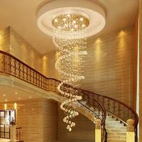 Gambar Lampu Plafon Full Kristal Model Spiral Diameter 80cm Tinggi 350cm - LED Putih dari My Lighting undefined 3 Tokopedia
