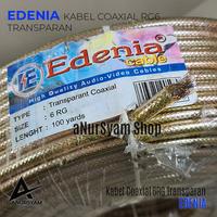 Gambar Kabel COAXIAL RG6 EDENIA Transparan Meteran / Kabel 6RG dari aNursyam undefined 1 Tokopedia