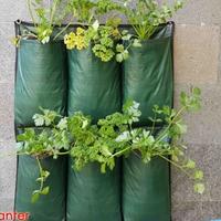 Gambar wall planter bag easy grow 6 pocket vertical dari natash store undefined 1 Tokopedia