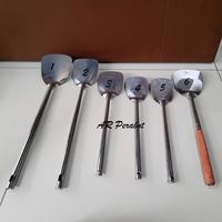 Gambar Sodet Stainless Gagang Langsung / Kayu Spatula Alat Penggoreng Murah - NO.4 dari AR Perabot Bekasi undefined 1 Tokopedia