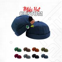 Gambar TOPI CAP MIKIHAT CUSTOM TULISAN Alhamdulillah/Arfa Collection - Hitam dari Arshila fashion undefined 1 Tokopedia