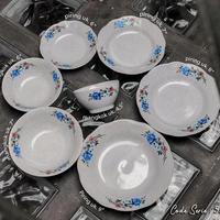 Gambar Mangkok Lucky Seri Rose Motif Bunga Kembang 7 inch / 18cm (1 Lusin) dari ISTANA Vicenza undefined 4 Tokopedia