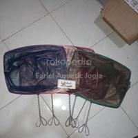 Gambar Serokan Jaring Ikan 30CM Gagang Tebal Bahan Bagus Halus Awet Terbukti dari fariel aquatic jogja undefined 2 Tokopedia