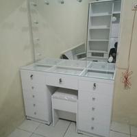 Gambar meja rias lampu led vanity - Meja Rias dari Berkah interior furniture undefined 3 Tokopedia