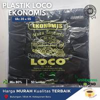 Gambar Kantong Plastik Kresek Loco Ekonomis Hitam 40 x 60 cm isi 50 lembar dari Pengepulpacking undefined 2 Tokopedia