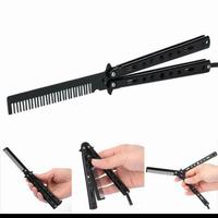 Gambar Balisong Sisir ( Butterfly Knife Comb) - Silver dari Larizt Shop Jakarta undefined 2 Tokopedia