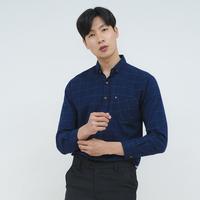 Gambar Kemeja lengan panjang pria formal slim fit navy houseofcuff - L dari House of Cuff undefined 1 Tokopedia