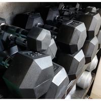 Gambar Hex Rubber Dumbbell 1-10kg set dari premiumfitness undefined 5 Tokopedia
