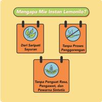 Gambar Mie goreng Sehat Lemonilo Halal TANPA Bahan Pengawet ASLI Vegan Murah dari Toserda Bandung undefined 3 Tokopedia