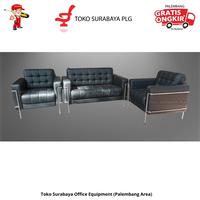 Gambar Sofa Kantor Rumah Minimalis Kursi Tamu Tunggu MR - RODEO 2+1+1 Seater dari TOKO SURABAYA PLG undefined 1 Tokopedia