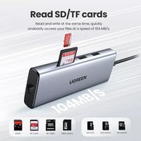 Gambar Ugreen 9 in 1 USB C Hub 4K 60Hz Dual HDMI RJ45 LAN SD TF PD USB 3.0 dari Perlu Ada undefined 4 Tokopedia