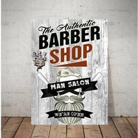 Gambar Hiasan dinding dekorasi pajangan Barbershop Mansalon cukur rambut dari Poster Media undefined 1 Tokopedia