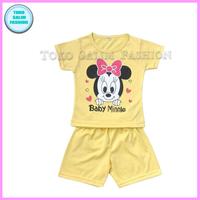 Gambar setelan baju anak perempuan usia 1 tahun motif karakter lucu grosir - S dari Toko Salim Fashion undefined 1 Tokopedia