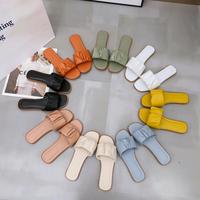 Gambar sendal wanita flat / korean slippers - cream, 38 dari PAMTAMS_COM undefined 3 Tokopedia