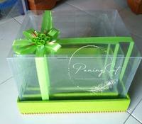 Gambar Kotak Seserahan Hantaran Pernikahan Box Tempat SESERAHAN model pita - Merah, 1 set isi 3 dari paningset undefined 4 Tokopedia