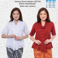 Gambar atasan kebaya modern encim lengan pendek Kesya - maron, L dari Sanhokie88 undefined 1 Tokopedia