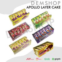 Gambar APOLLO LAYER CAKE 24 pcs - Pandan Cokelat Chocolate Strawberry Blueber - Coklat dari DEMSHOP.ID undefined 1 Tokopedia