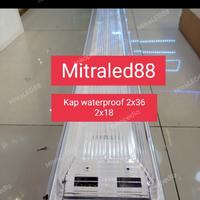 Gambar Kap Lampu TL Waterproof Neon Led 2x36 2x16w Housing TL Outdoor 120cm - Set Led Philips dari MITRALED88 undefined 1 Tokopedia