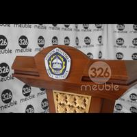 Gambar Podium Jati Mebel Jepara - Mimbar Masjid Jati - Podium Minimalis Jati dari Meuble326 undefined 3 Tokopedia