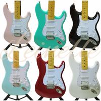 Gambar Scorpion DS-120 Gitar Elektrik Model Fender Stratocaster - Hitam dari Leinelle undefined 2 Tokopedia