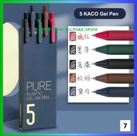 Gambar Pulpen Warna Warni Sekolah Kantor 0 .5mm KACO Sign Pen Durable 5 PCS - 5 dari lampuhijau undefined 4 Tokopedia