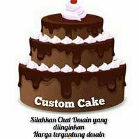 Gambar Kue Ulang Tahun Custom Cake 3D Tangsel Tangerang Selatan Serpong BSD - double chocolat dari Queen Cake Snack undefined 1 Tokopedia