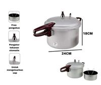 Gambar Maxim Panci Presto 24 cm 7 Liter Presto Cooker Presto Daging - 12 L dari Grosir PGS undefined 4 Tokopedia