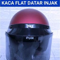 Gambar INJAK Kaca Helm Bogo Retro Cargloss Flat Datar Gold Visor 3 Button Anti Gores Cocok Semua Jenis Helm - Motorcycle - PELANGI dari BP Olshop undefined 3 Tokopedia