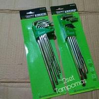 Gambar Kunci L Tekiro 2 Set Kunci L Bintang Paket Kunci L Biasa dari Tampomas Teknik undefined 3 Tokopedia