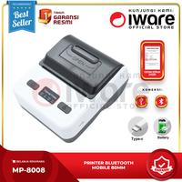 Gambar Iware Printer Kasir Bluetooth Thermal Portabel MP-8008 Hitam Adaptor Label Roll 80mm USB & Bluetooth 3.0 Garansi Resmi 1 Tahun Best Seller - MP-80MPO dari Iware.id undefined 4 Tokopedia
