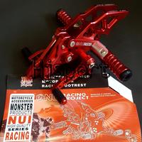 Gambar FootStep UnderBone Vixion R All New NUI Racing Series Monster 3 - Hitam dari HjMotoSport undefined 4 Tokopedia