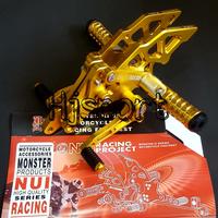 Gambar FootStep UnderBone Vixion R All New NUI Racing Series Monster 3 - Hitam dari HjMotoSport undefined 5 Tokopedia