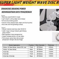 Gambar PIRINGAN CAKRAM DAYTONA DEPAN BELAKANG PCX 150 PCX 160 DISC - blkg pcx150/160 dari jmp speed undefined 3 Tokopedia