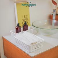 Gambar Kintakun Home Keranjang Plastik Serbaguna Lyra Putih Aesthetic - Large dari Kamar Rumahku undefined 3 Tokopedia