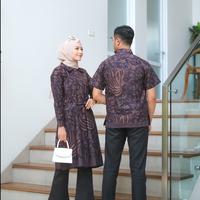 Gambar BATIK TRUSMI Set Couple Kemeja Pria dan Tunik Wanita Balian Encim - M, Batik Pria dari BT Batik Trusmi Official undefined 2 Tokopedia