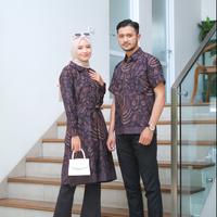 Gambar BATIK TRUSMI Set Couple Kemeja Pria dan Tunik Wanita Balian Encim - M, Batik Pria dari BT Batik Trusmi Official undefined 1 Tokopedia