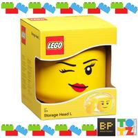 Gambar Lego Storage Head L Winking dari Brickz Project undefined 1 Tokopedia