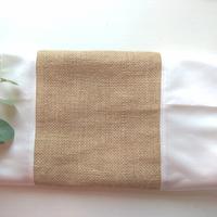 Gambar Table runner taplak meja goni satin custom bridal wedding dekorasi dari Niek&#39;s Burlap &amp; Lace undefined 3 Tokopedia