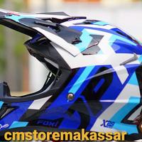 Gambar Helm JPX Cross Motif Trail KLX CRF Adventure Trabas SNI - Owl Green Doff dari Cmstoremakassar undefined 4 Tokopedia