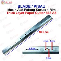 Gambar BLADE PISAU Thick Layer Paper Cutter Pemotong Kertas 1rim 858 / 868 - 858 A4, Surabaya dari Sun Indonesia undefined 4 Tokopedia