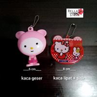 Gambar Kaca Lipat + Sisir Mini Hello Kitty / Cermin Lipat Mini - kaca geser dari Bellaza Store undefined 2 Tokopedia