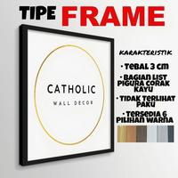 Gambar Hiasan dinding Rohani Kristen Katolik banyak gambar 20x20cm - God is Love, Tipe Box dari Catholicwalldecor undefined 4 Tokopedia
