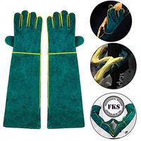 Gambar Reptile & Bird Anti Scratch Bite GLOVES Sarung Tangan NOMOY NFF-58 - Hijau dari Pet Express Murah undefined 4 Tokopedia