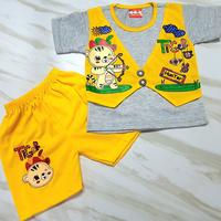 Gambar Setelan Baju Oblong Rompi Anak Laki Bayi Balita Murah "Tiger Hunter" - Merah dari Candy Jolly Kids undefined 1 Tokopedia