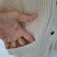 Gambar Cream Long Outer Cardigan dari Thrift By Joneli undefined 5 Tokopedia