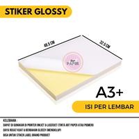Gambar Kertas Stiker Cromo Glossy A3+ / Kertas Sticker A3 Plus - Lintec dari Hope Paper undefined 1 Tokopedia