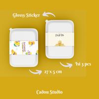 Gambar Sticker segel sticker seal paper belt label hampers lebaran idul fitri - A dari Cadou Studio undefined 2 Tokopedia