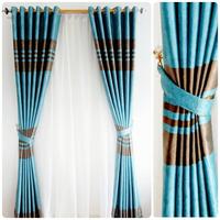 Gambar Gorden Jendela rumah minimalis blackout Import motif garis embos - Toska, 5 Gelembung dari KANAKA GORDEN undefined 3 Tokopedia